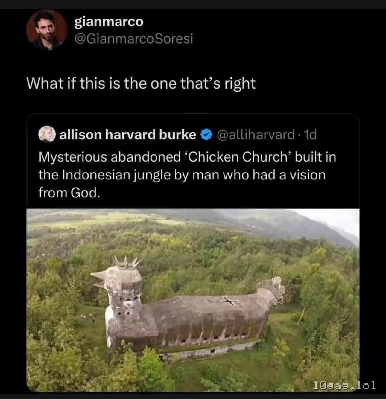 New religion just dropped
