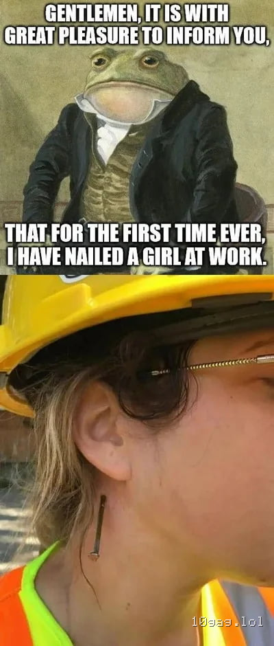 Ironically her earlobe seems unpierced