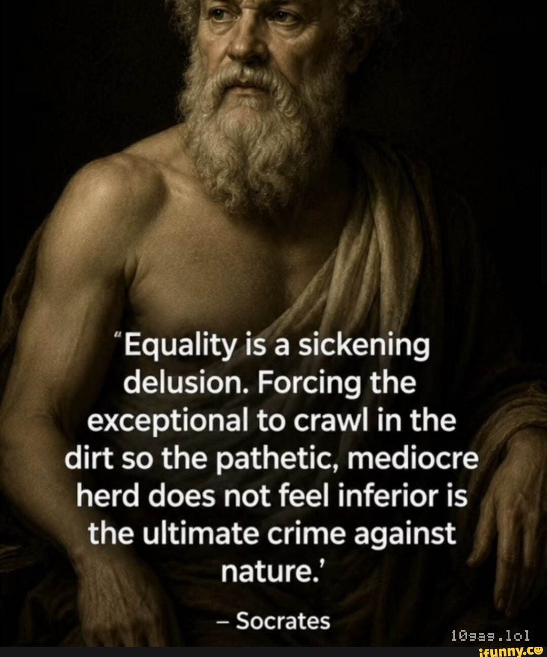 Equal in value, different in talents and defects.