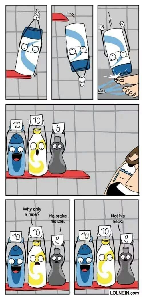 Shampoo bottles are evil