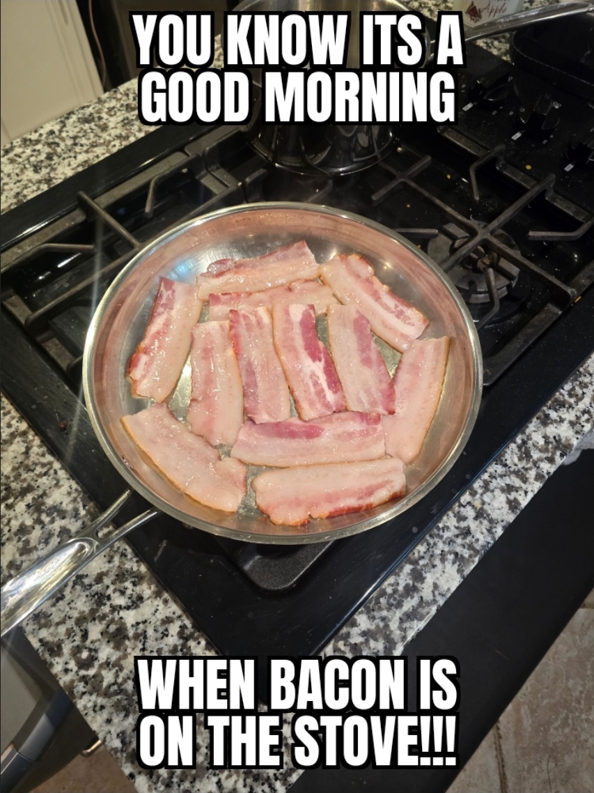 Goof old American breakfast in this house