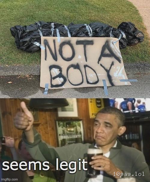It's actually two bodies