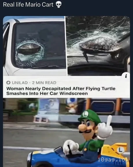 Luigi makes it look like an accident