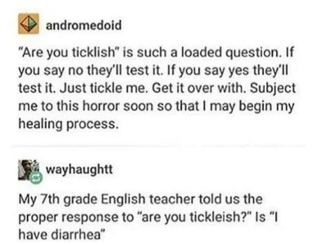 Ticklish