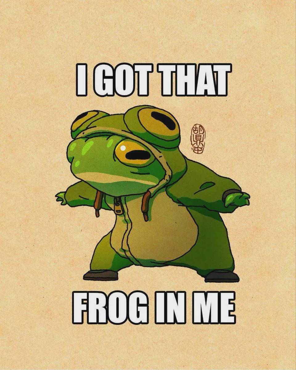 tradition demands that i post a frog on wednesdays