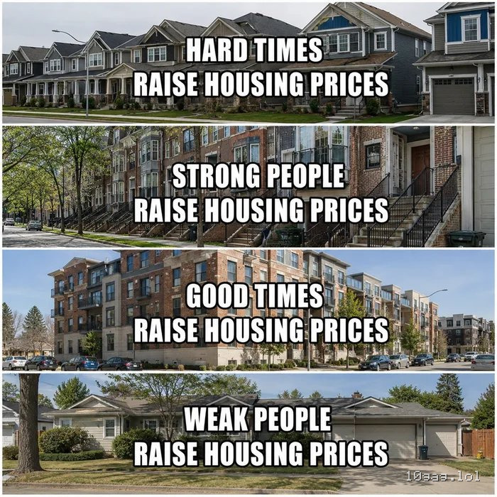 Lukewarm people raise housing prices