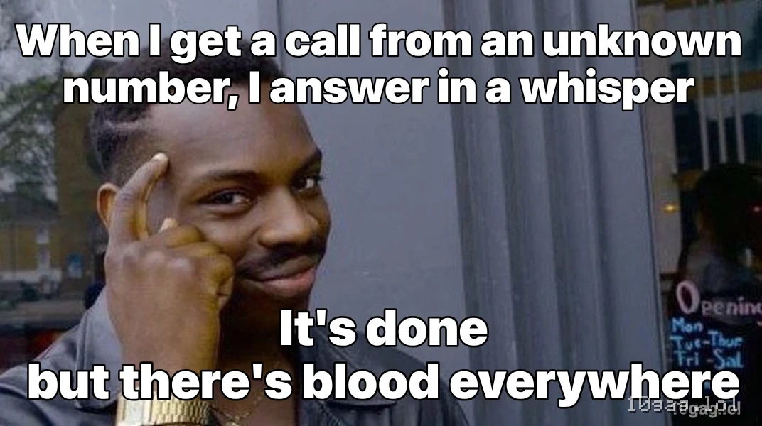 Do you answer