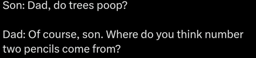 How do you measure the quality of a dad joke?