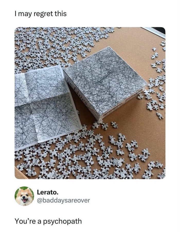 As if it wasn't bad enough that it's a 1000 piece puzzle...