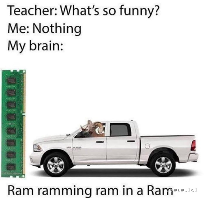 The one time ramming with a ram won't damage the truck, but it'll still be expensive